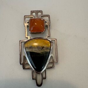 Art Deco Sterling Silver Pendant